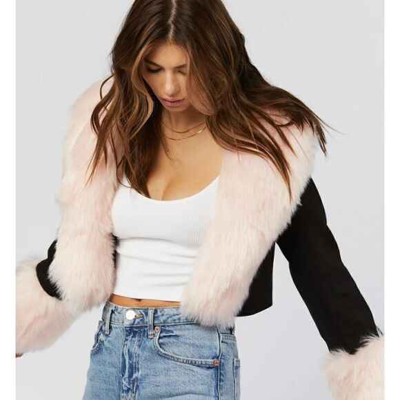 Riley Jacket - Black/Pink - Picture 4 of 10
